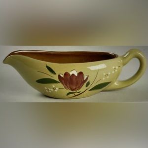 Stangl Pottery 'Magnolia' Gravy Boat Mid Century Modern